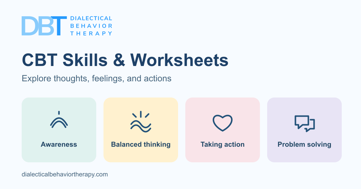 Cognitive Restructuring: CBT Exercises & Worksheets